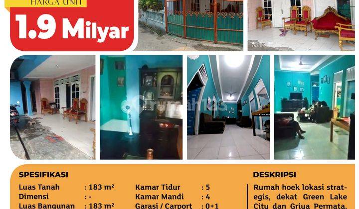 Rumah Duri Kosambi, Cengkareng, ada ruang depan BS buat jualan, 183m², 1 Lt, SHM 2