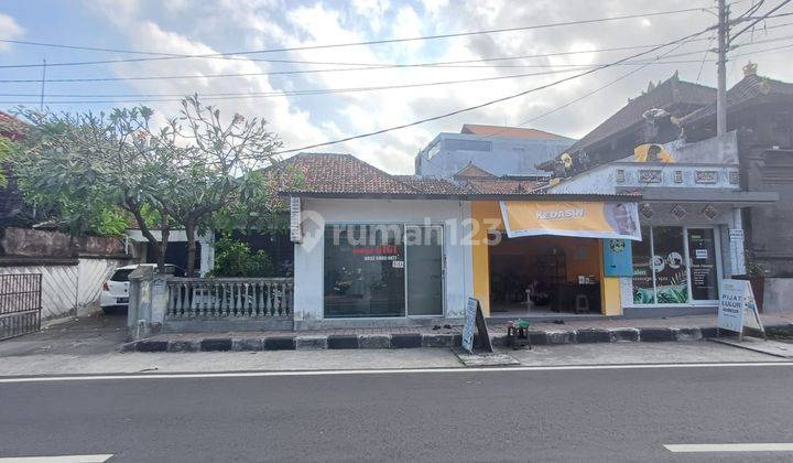 Land With Building On Main Road In Central Denpasar 1