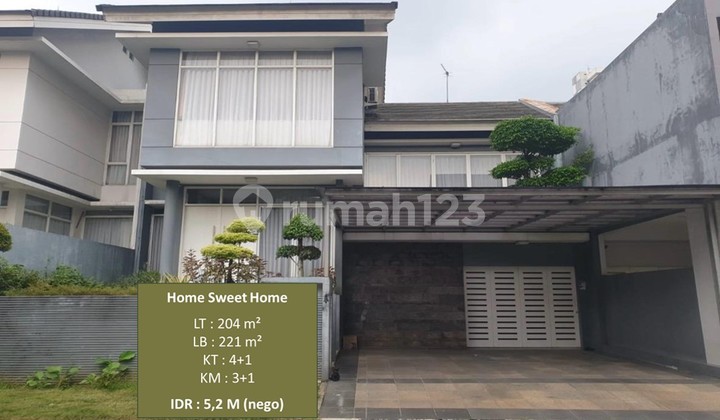 SUPER MURAH. Kebayoran Villas Bintaro Jaya. Rmh Cozy 2LT SiapHuni SUPER MURAH. Kebayoran Villas Bintaro Jaya. Rmh Cozy 2LT SiapHuni