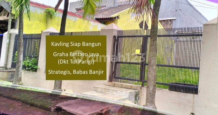 Lot. Graha Bintaro Jaya, Near Parigi Toll Gate. Ready to Build, Freehold Certificate