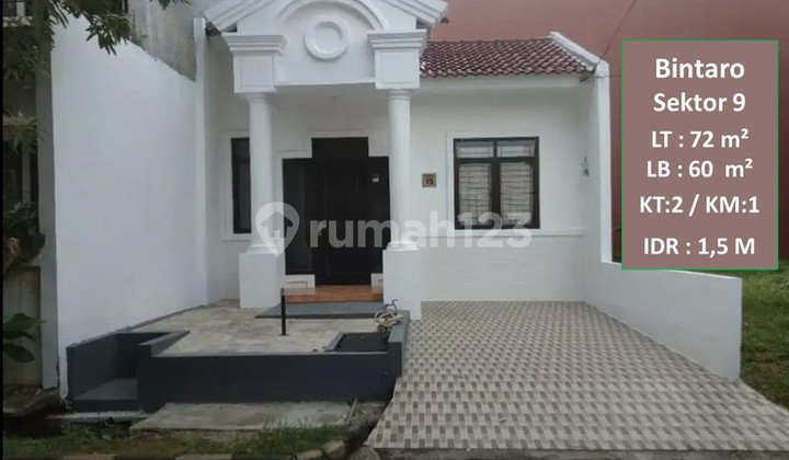 SUPERMURAH. Bintaro Jaya Sekt9. Rmh SiapHuni, Modern. BEBASBANJIR