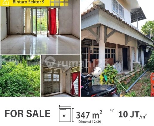SUPER MURAH. Bintaro Jaya Sektor9. Rmh Hitung Tanah. BEBAS BANJIR SUPER MURAH. Bintaro Jaya Sektor9. Rmh Hitung Tanah. BEBAS BANJIR