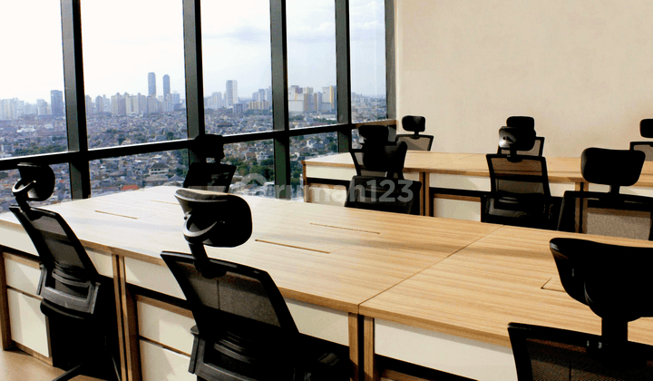 Private Office Murah di Jakarta Pusat di Walton Workspace sdh Termasuk Biaya Service Charge, Listrik, Dan Fasilitas