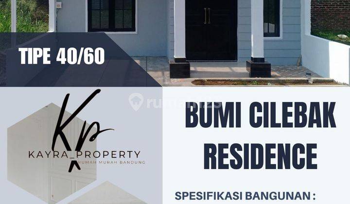 Rumah Baru Modern Nyaman Pinggir jalan bebas banjir SHM 10