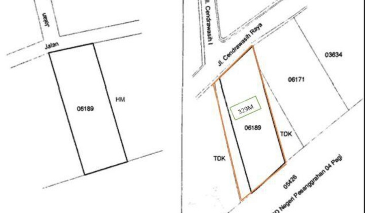 For Sale Old house, land value only Jl. Cendrawasih Petukangan Selatan, Pesanggrahan, South Jakarta. 2