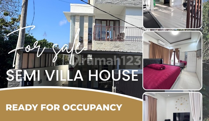 Rumah Semi Villa di Kuta Selatan, Ada Pool Jacuzzi