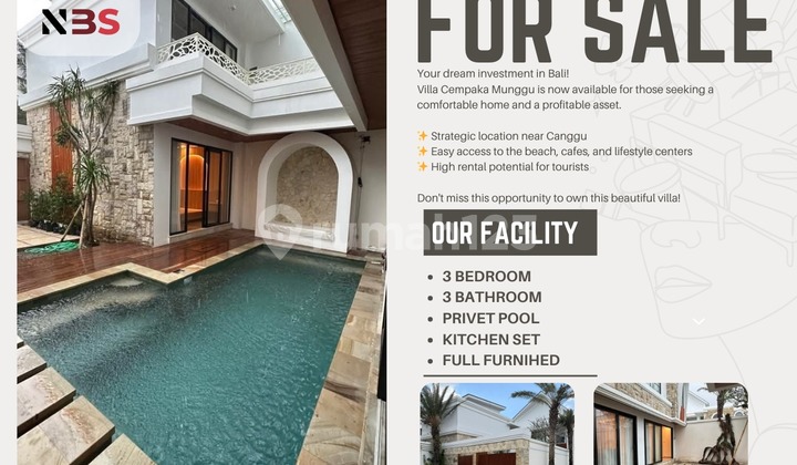FOR SALE BRAND NEW VILLA TROPICAL MODERN MEDITERANIAN AREA CEPAKA MUNGGU
