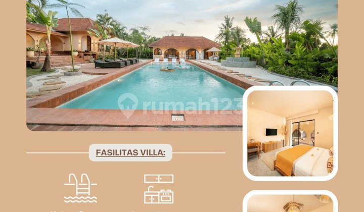 VILLA FOR SALE FREEHOLD AT KEDUNGU TABANAN 30 MINS FROM CANGGU LOCATED AT QUIET AND PEACEFUL AREA. NEWLY RENOVATION SPANISH STYLE