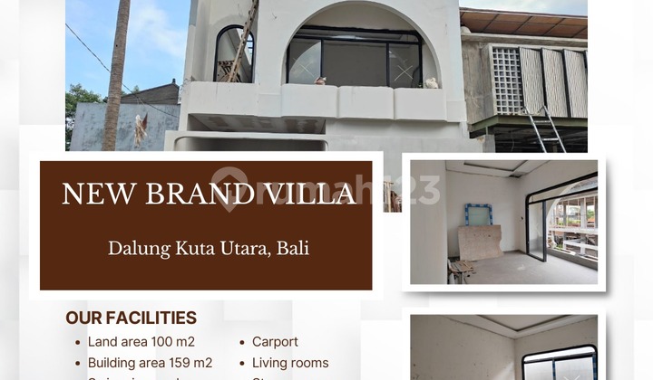 Brand New Villa Modern Mediteranean Dalung Kuta Utara Bali 