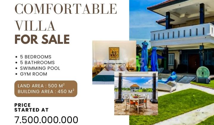 For Sale A Comfortable 3-Floor Villa in Kutuh Jimbaran, South Kuta, Bali