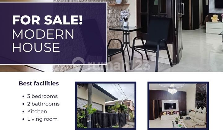 Rumah + Toko Denpasar Bali, Semi Furnished, 3 KT