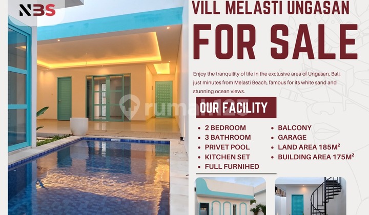 Turun Harga Villa BARU di Kuta Selatan, Free Kitchenset