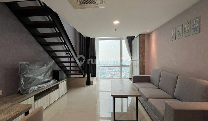 DIJUAL UNIT STUDIO MEZANINE BIZLOFT TOWER 5 U RESIDENCE KARAWACI 1