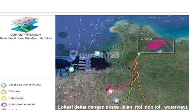 Tanah Murah 72 Hektar Di Harapan Jaya Bekasi Utara 1