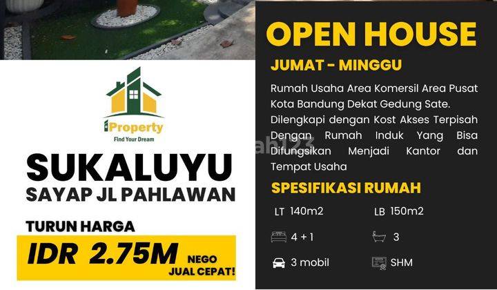 Dijual Rumah Murah Mainroad Bandung Kota 1