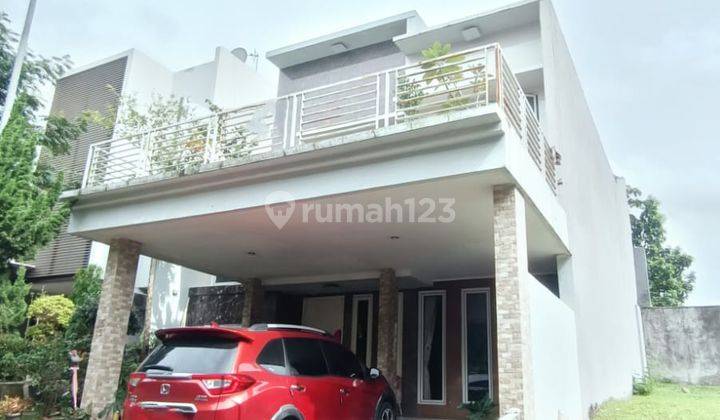 Rumah Asri 2 Lantai Full Furnished di Cluster Bsd Dekat Stasiun 1