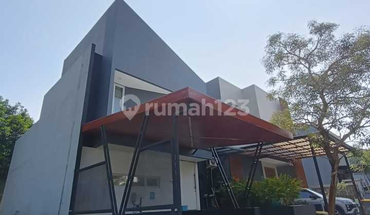 Rumah Modern Minimalis Semi Furnished Di Bsd Dekat Akses Tol