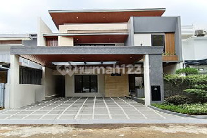 Contemporary Modern New House Design With Garden And Balcony In Bsd Contemporary Modern New House Design With Garden And Balcony In Bsd