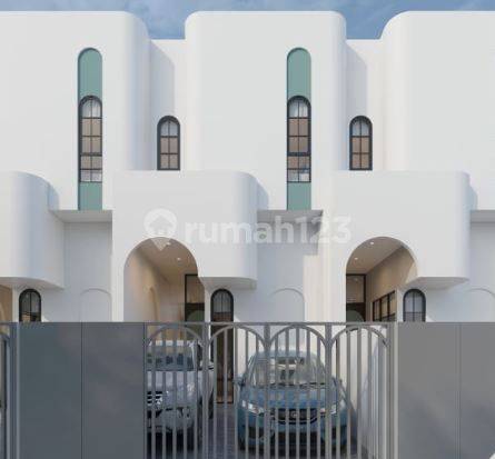 Rumah Little Santorini Meruya, 2,5 Lantai, Mezzanine, Dekat Tol JORR Meruya 1