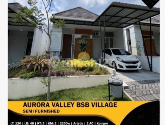 Rumah Cluster Strategis Siap Huni di Aurora Valley BSB