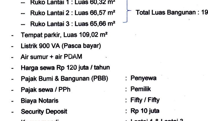 Ruko Strategis 3 Lantai Siap Pakai di Semarang Barat 2