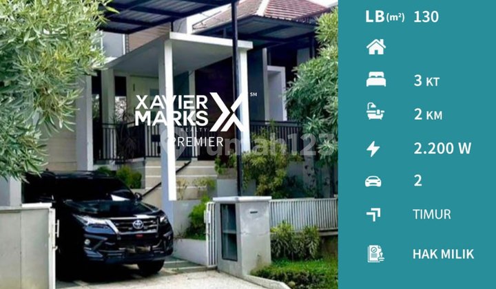 Rumah Siap Huni Terawat di Villa Puncak Tidar Malang