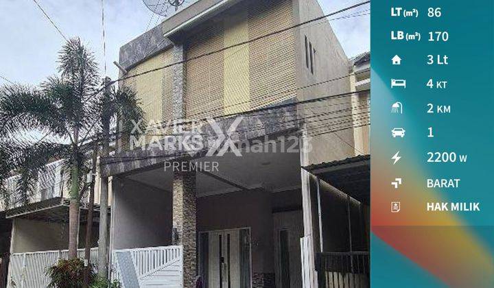 Rumah Bagus 3 Lantai Free Furnish di Suhat Lowokwaru Malang 1