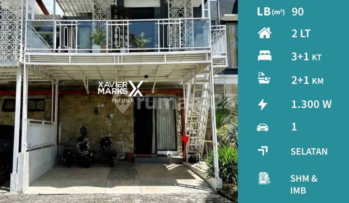 Rumah 2 Lt di Adyna Residence Lowokwaru Malang Dekat Umm