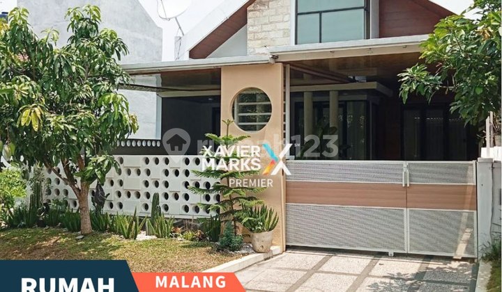 Rumah Modern Furnish Full Tinggal Huni di Greenland Tidar Malang