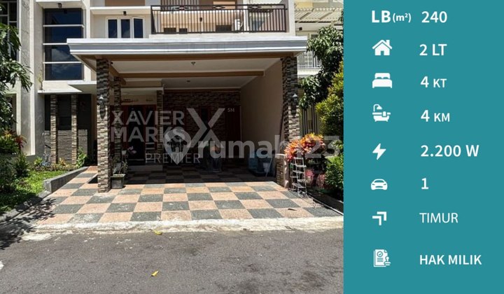 Dijual Rumah Mewah di Boulevard Tirtasani Karang Ploso Malang