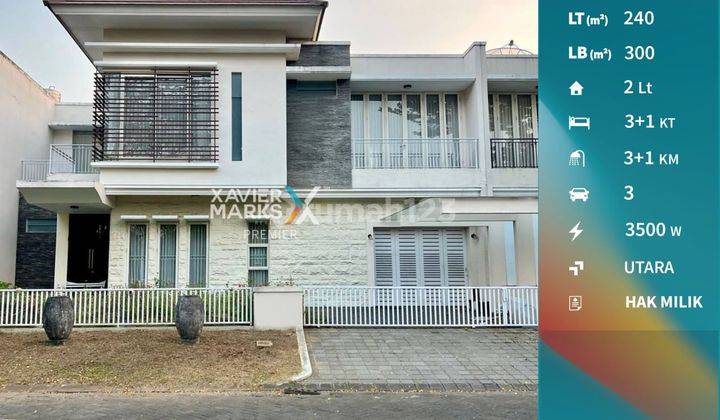 Dijual Rumah Mewah Furnish di Greenwood Golf Araya Malang 1