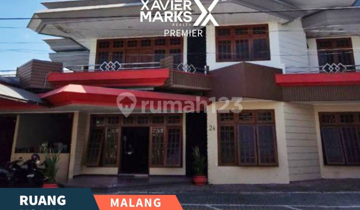 V1 Rumah Usaha Luas Strategis di Area Bendungan Lowokwaru Malang