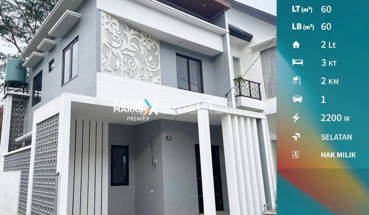 Rumah di Tunggulwulung Malang Dekat Suhat Bangunan Baru 1