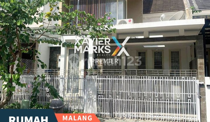 Rumah Furnish Tinggal Huni Dekat Suhat di Permata Jingga Malang