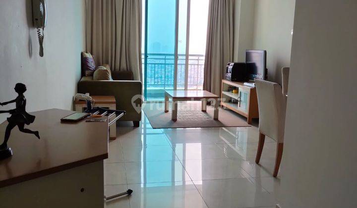 DIJUAL APARTEMEN CENTRAL PARK AMANDINE TOWER 2BR BAGUS SIAP HUNI FURNISHED DI JAKARTA BARAT 1