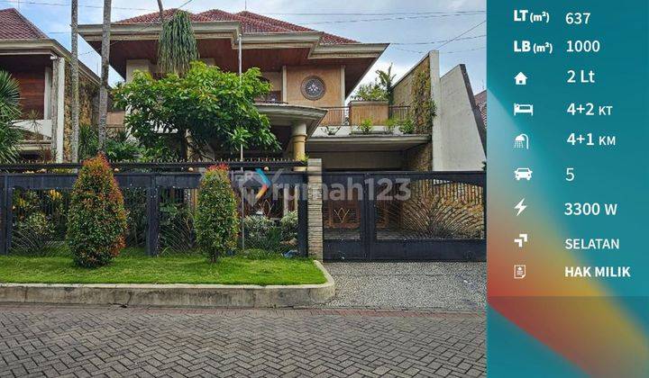 Rumah Premium Tengah Kota di Ijen Boulevard Malang 1