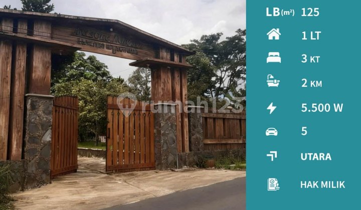 Rumah Hitung Tanah Luas di Petungsewu Dau Malang