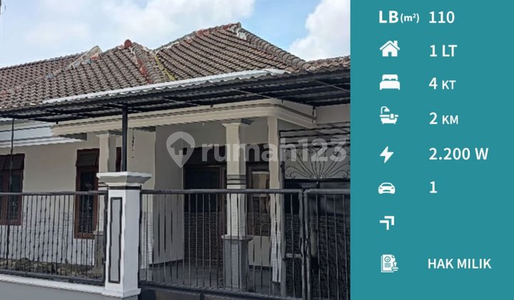 Rumah Area Borobudur Blimbing Malang Dekat Hua Ind