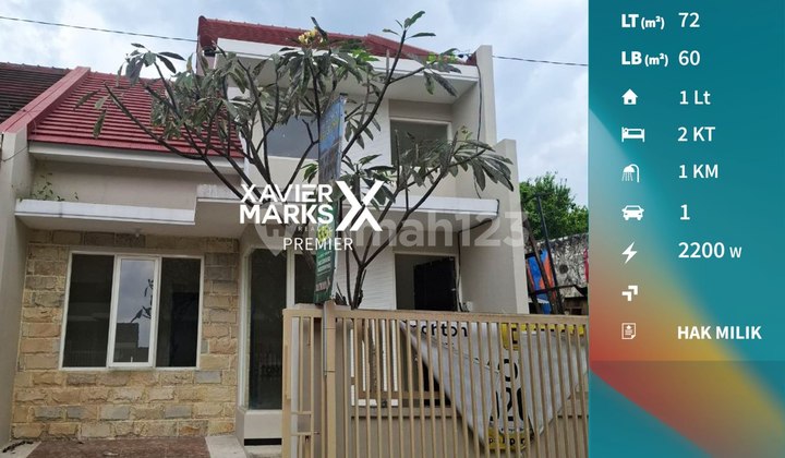 Rumah Baru Siap Huni di Perum Pondok Tidar Malang 1