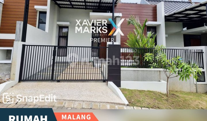 Rumah 1 Lt di Riverfront Blimbing Malang Dekat Exit Tol