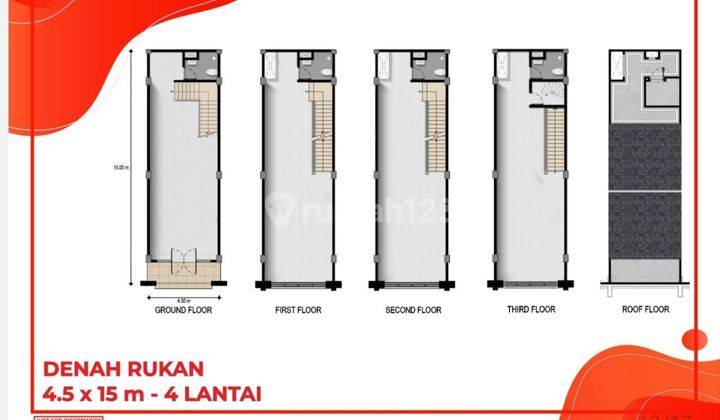 Rukan Asia Africa Pik2 4lantai 2