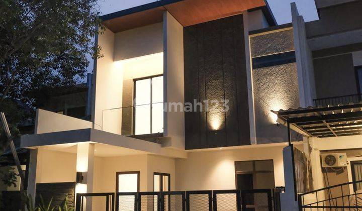 Rumah Desain Modern Dalam Cluster One Gate System Di Bsd 2