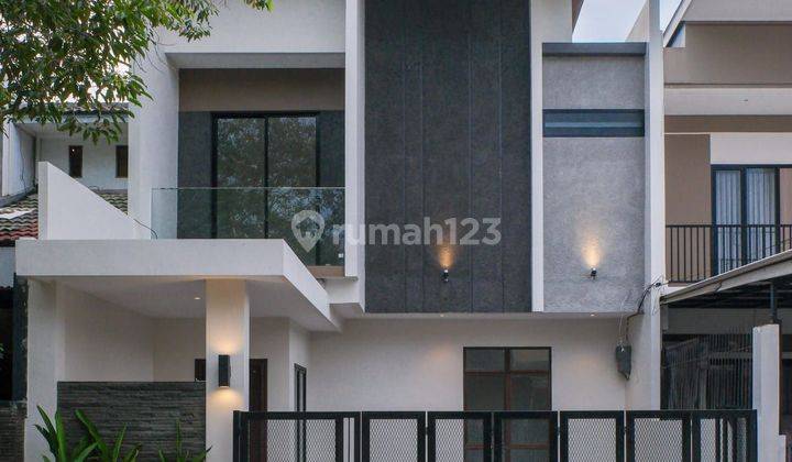 Rumah Desain Modern Dalam Cluster One Gate System Di Bsd 2