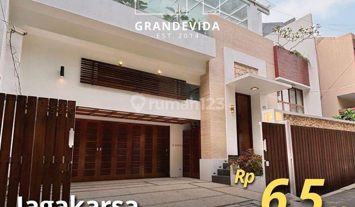 Rumah Desain Modern Tropis Dalam Komplek Siap Huni Full Furnished di Jagakarsa Jakarta Selatan 1