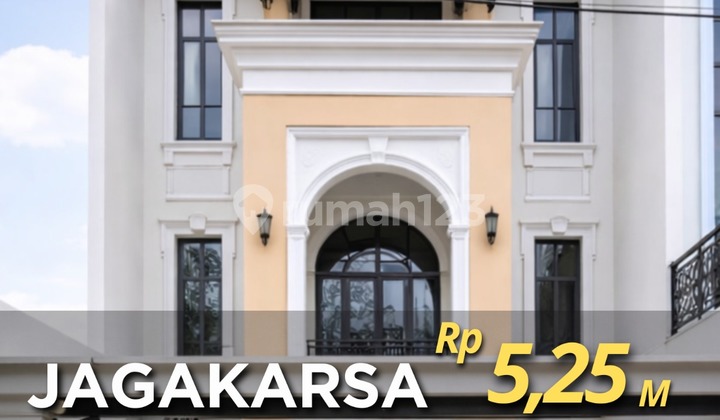 Rumah Baru Desain Mewah Modern Classic 2 Lantai Siap Huni di Jagakarsa