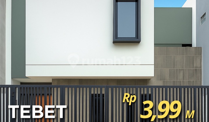 Ready-to-Occupy Modern Minimalist Design New House in the Most Strategic Location in Tebet