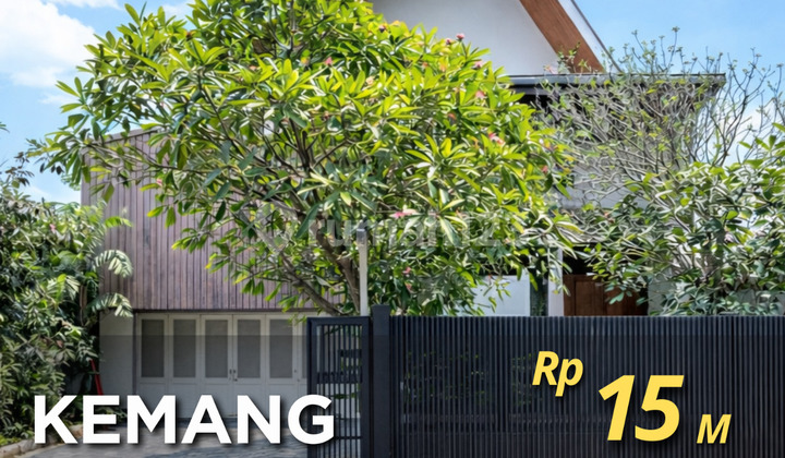 Semi-Furnished Modern Tropical House Ready to Occupy in a Cool, Serene Compound Environment in Kemang