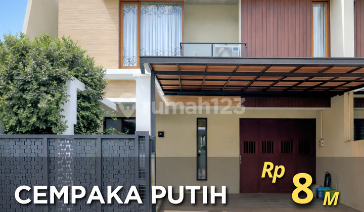 Rumah Terawat Desain Modern Full Furnished Siap Huni di Kawasan Strategis Cempaka Putih