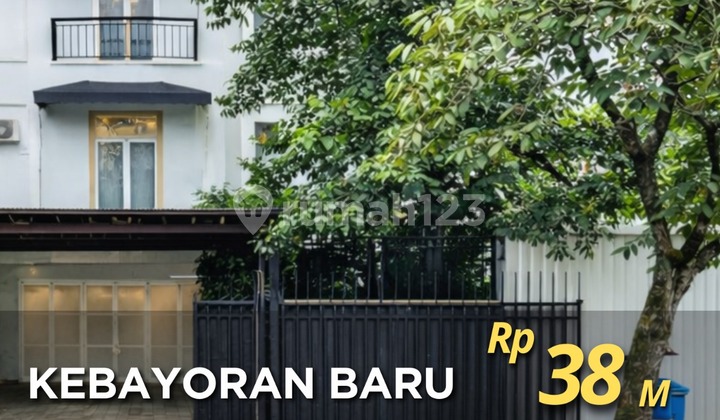 Rumah Mewah Desain Elegan Siap Huni Lokasi Prime Area Lingkungan Asri Sejuk di Kebayoran Baru
