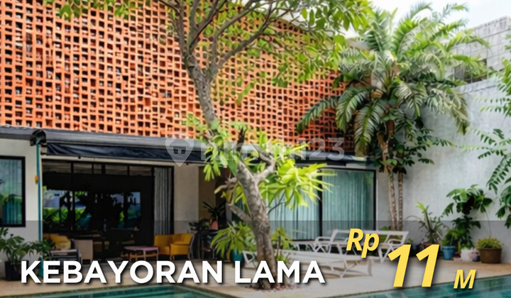 Rumah Desain Modern Tropis Ada Private Pool Dalam Townhouse di Kebayoran Lama Rumah Desain Modern Tropis Ada Private Pool Dalam Townhouse di Kebayoran Lama